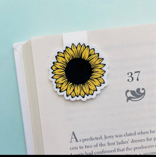 SunFlower Magnetic Bookmark by My Secret Copy