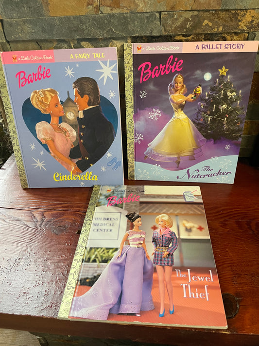 A Little Golden Book Barbie Lot