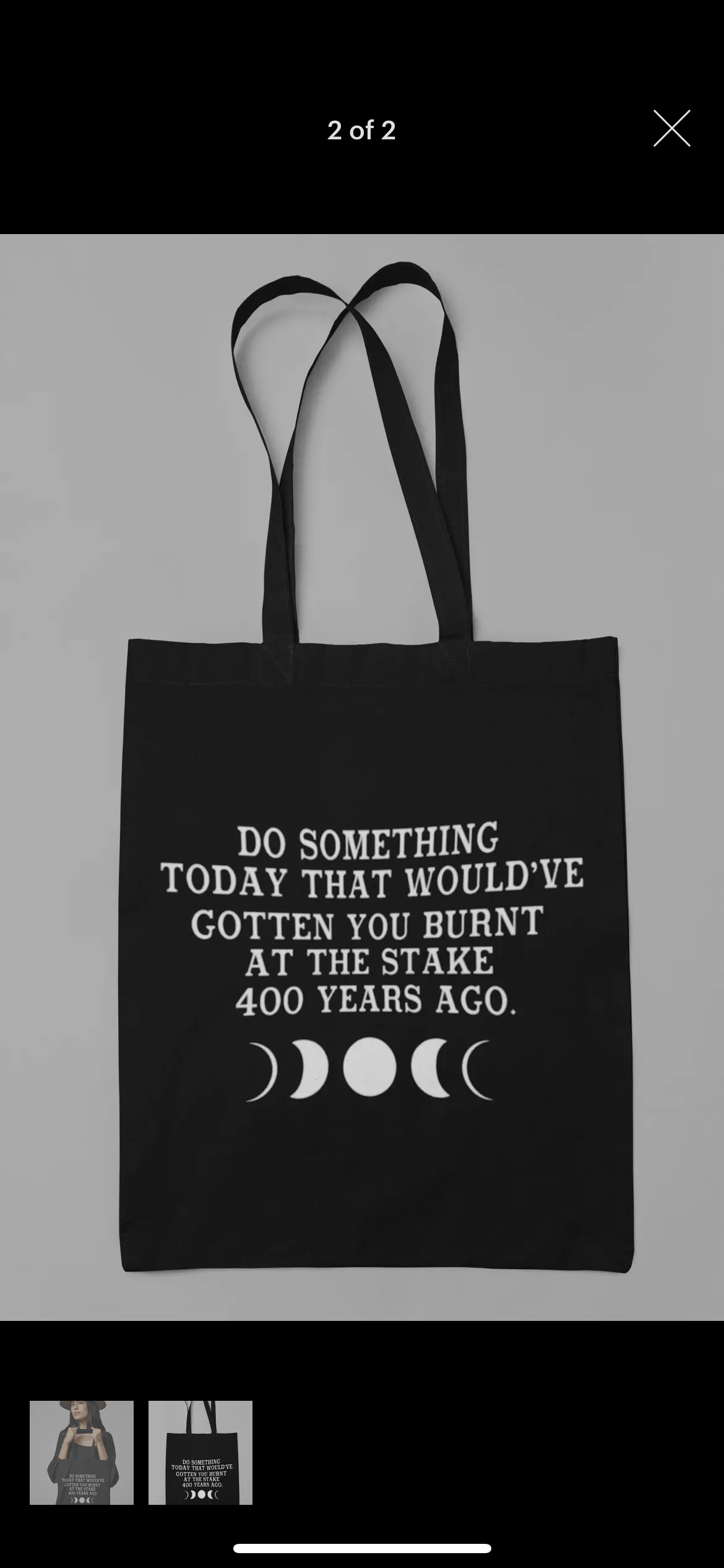 Do something Today that would have got you burned at the stake tote