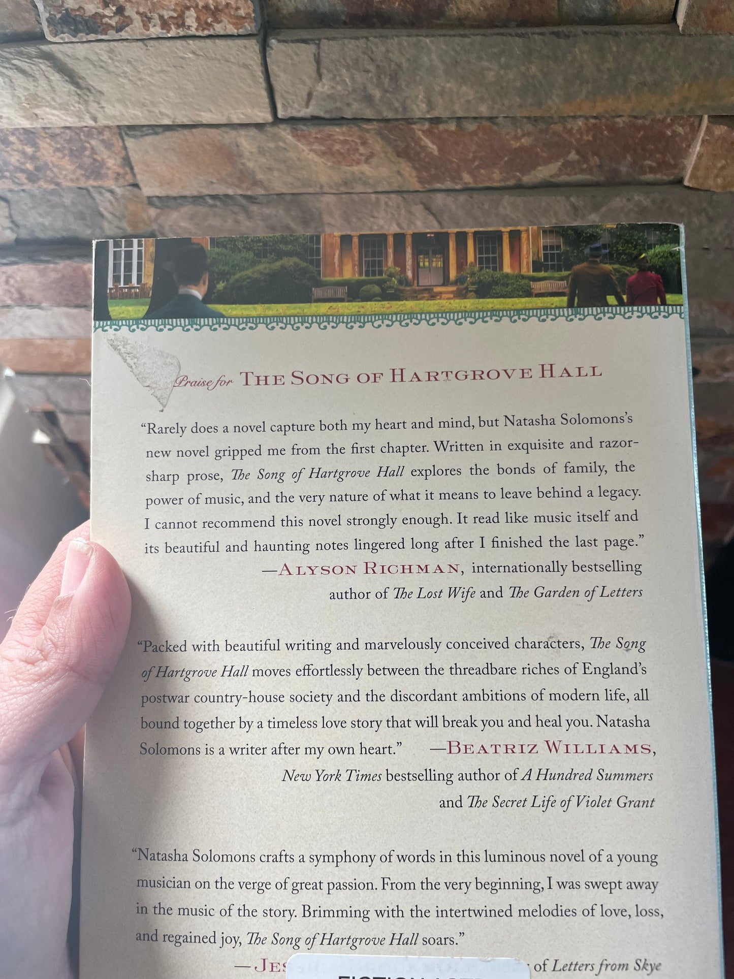 The Song of Hartgrove Hall by Natasha Solomons