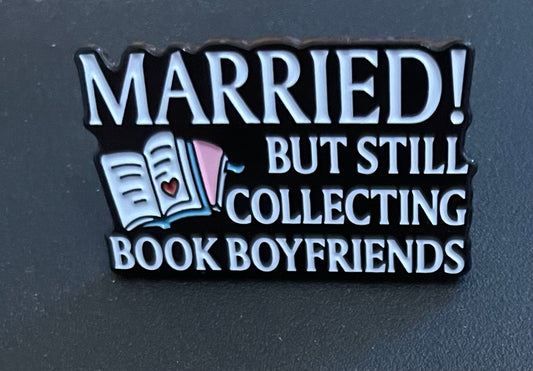 Married but….enamel pin