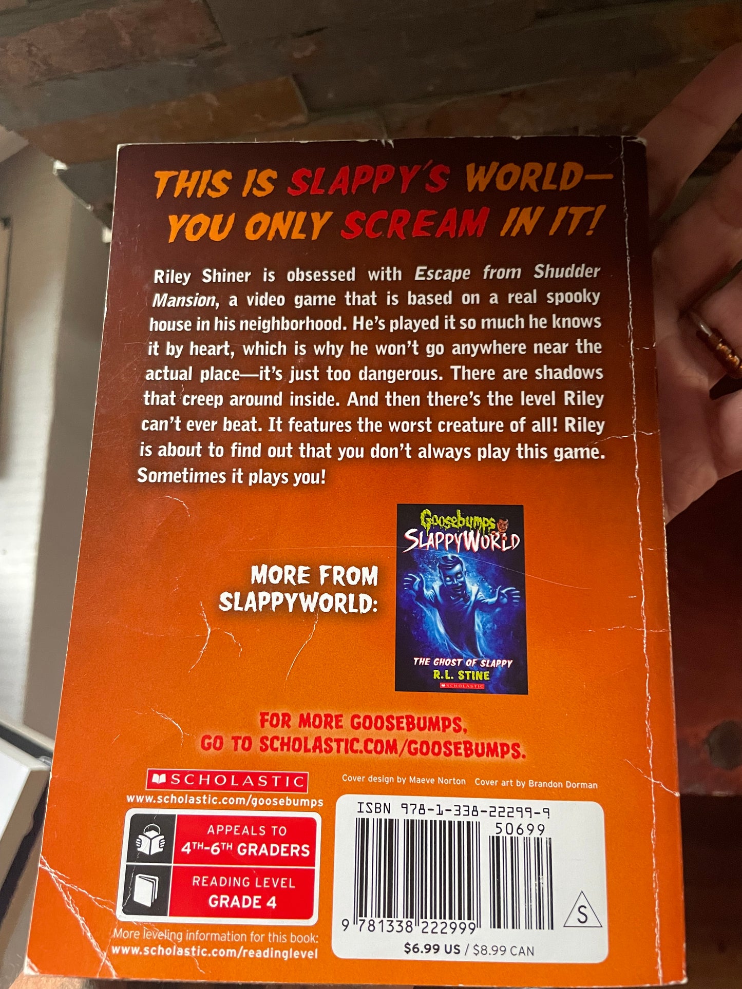 Slappy World Escape from Shudder Mansion by R.L.Stine